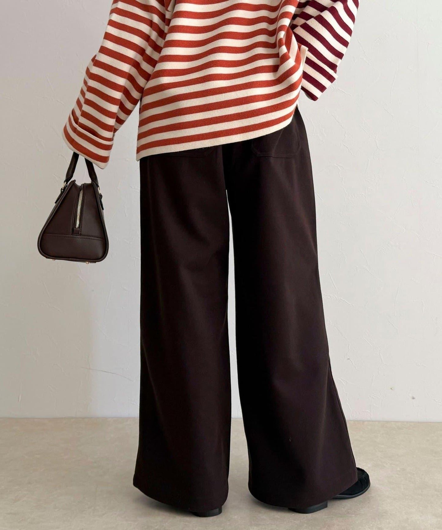 【GEVACO/ゲバコ】羊毛感休閒褲