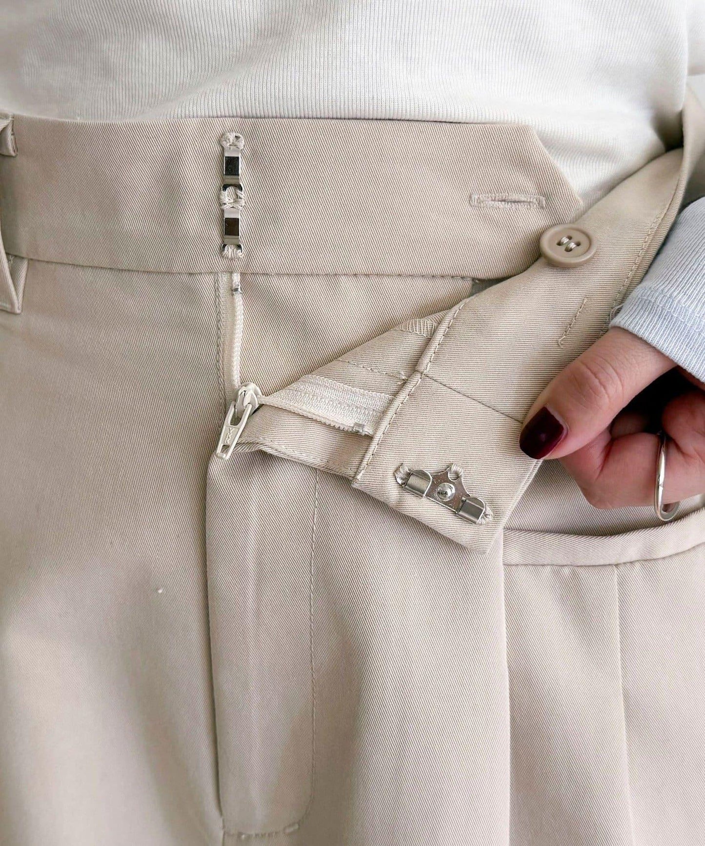 設計款口袋休閒長褲