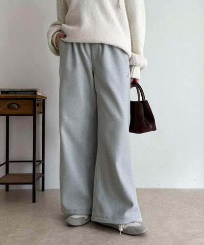 【GEVACO/ゲバコ】羊毛感休閒褲