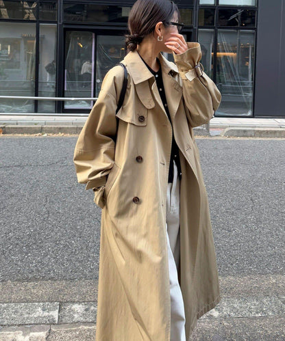 【每次即售罄的人氣單品】袖子蓬鬆設計風衣