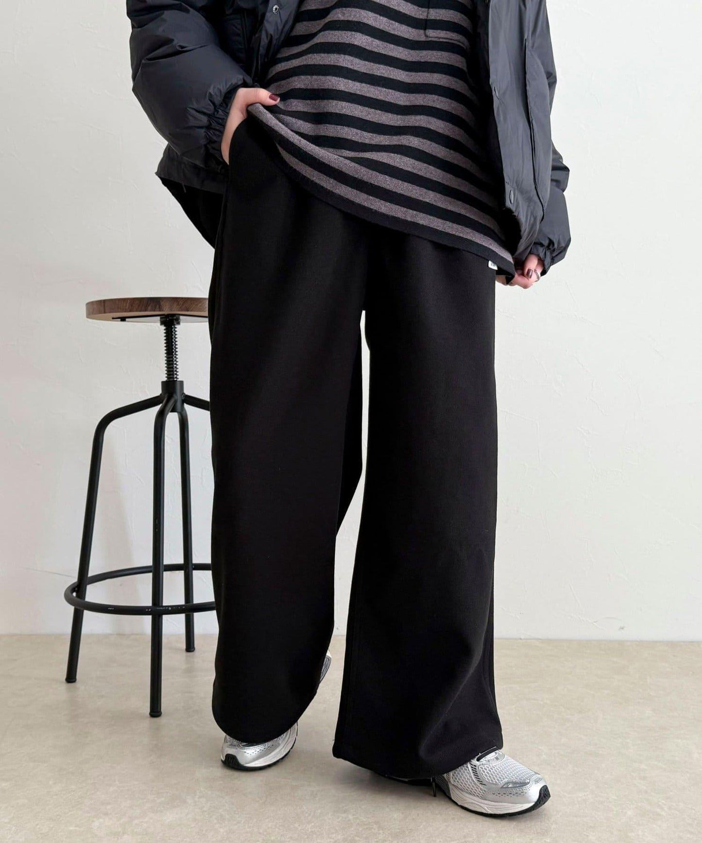 【GEVACO/ゲバコ】羊毛感休閒褲