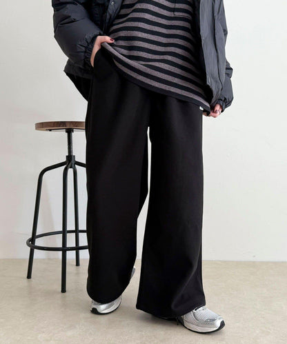 【GEVACO/ゲバコ】羊毛感休閒褲