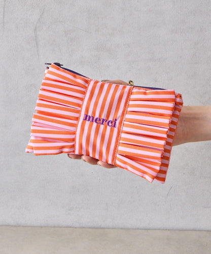 條紋棉質收納包M
