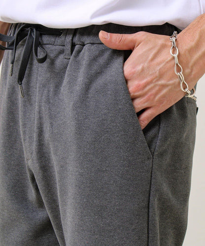 【每日可穿著顯瘦】彈力斜紋長褲