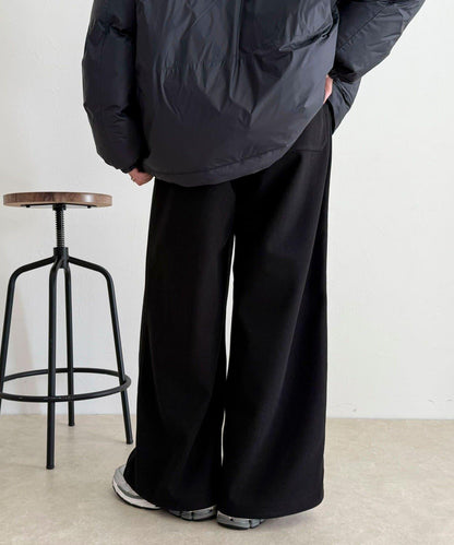 【GEVACO/ゲバコ】羊毛感休閒褲