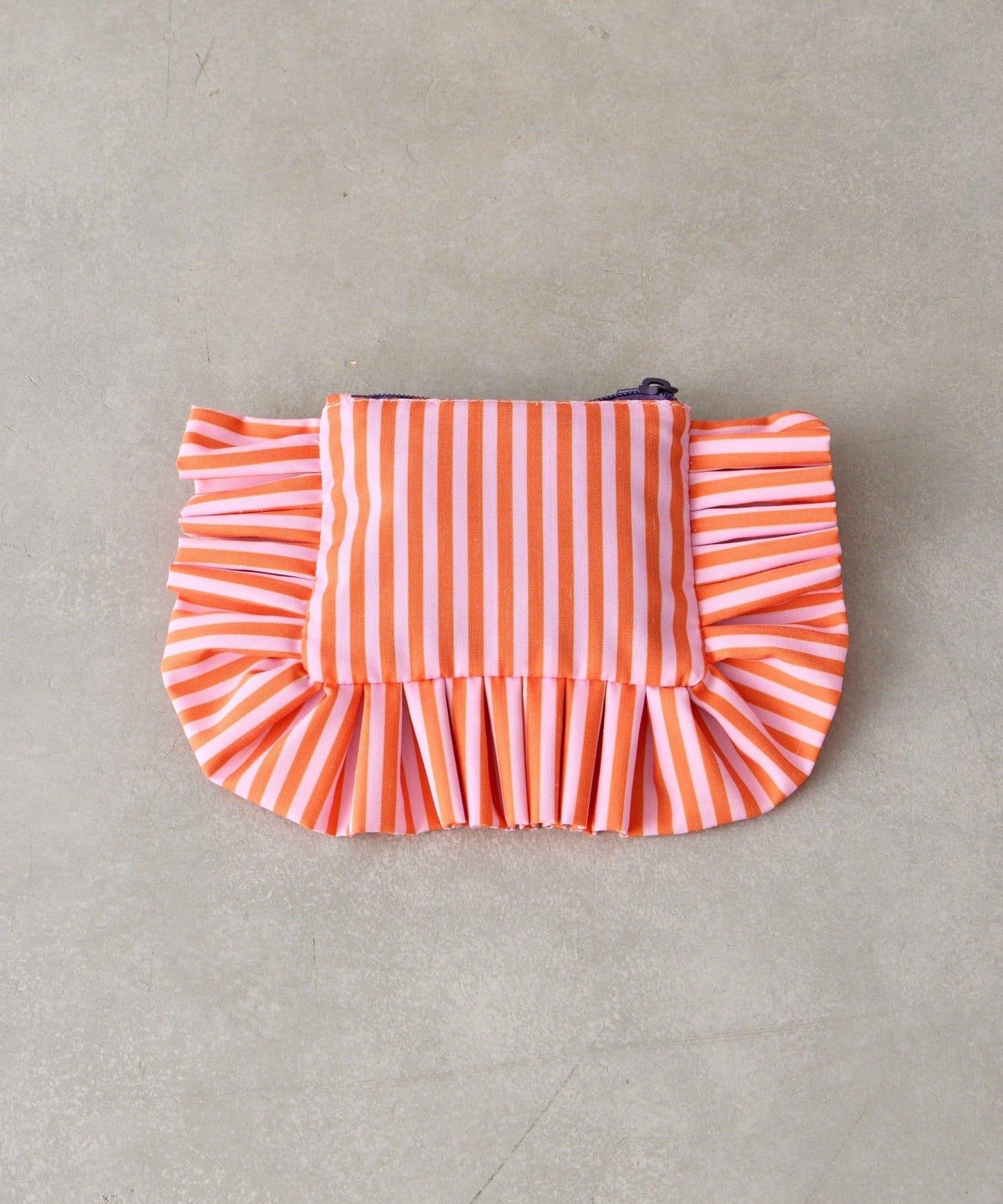 條紋棉質小號收納包