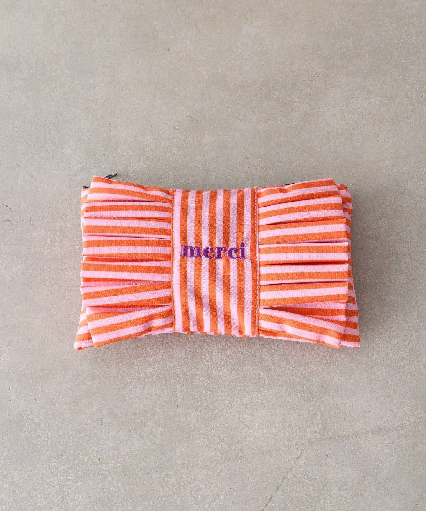 條紋棉質收納包M