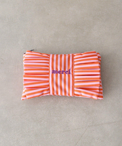 條紋棉質收納包M