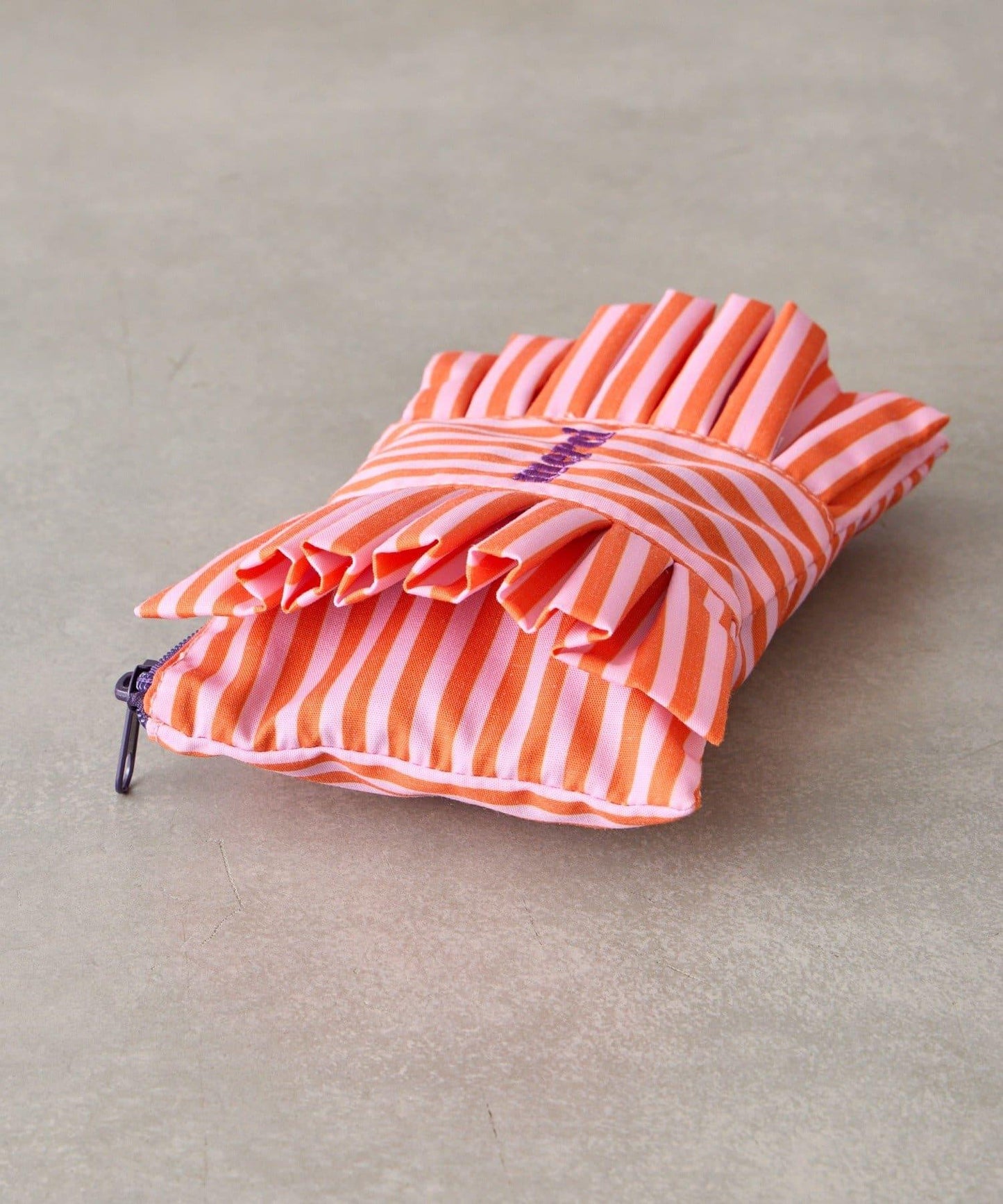 條紋棉質收納包M