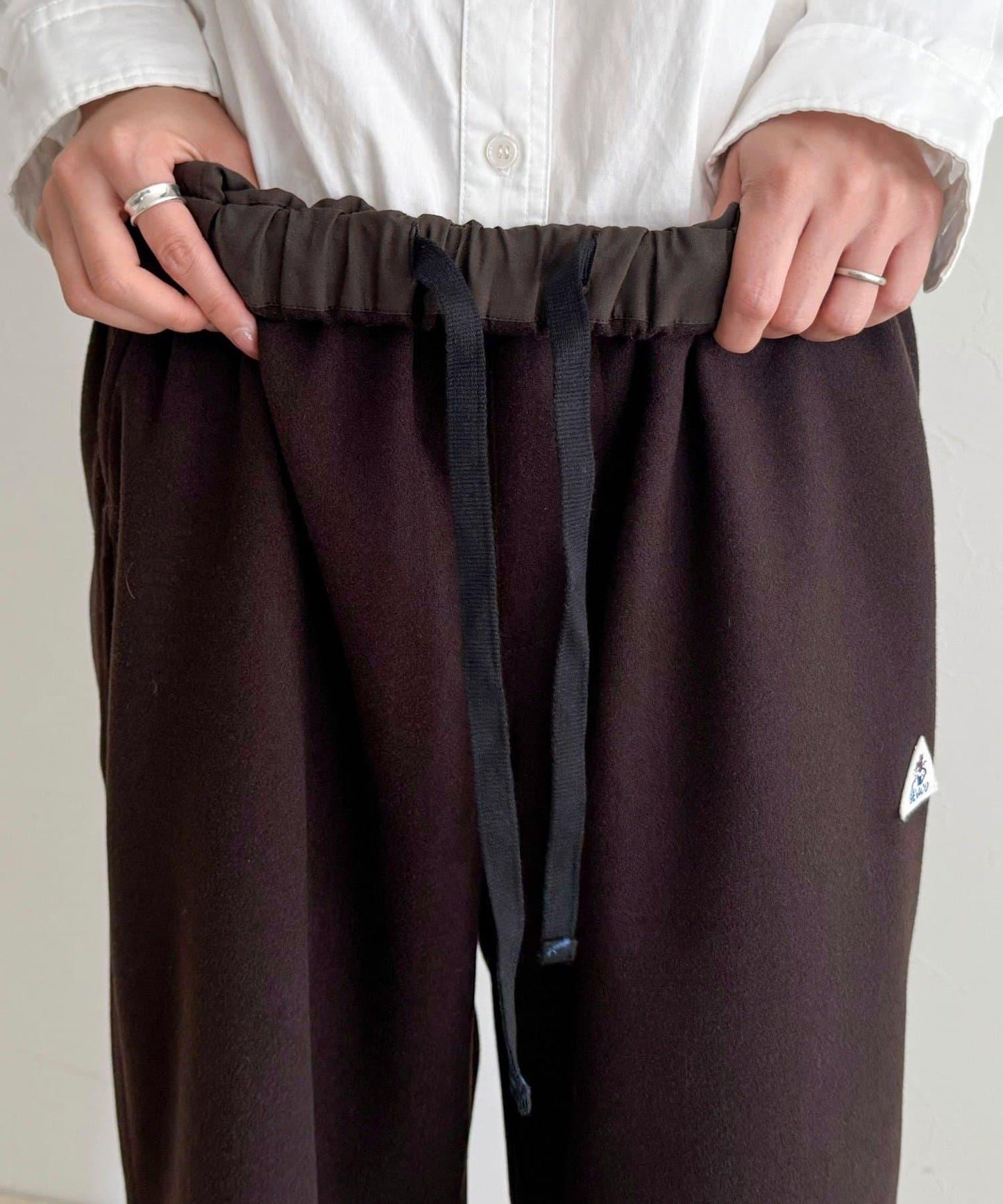 【GEVACO/ゲバコ】羊毛感休閒褲