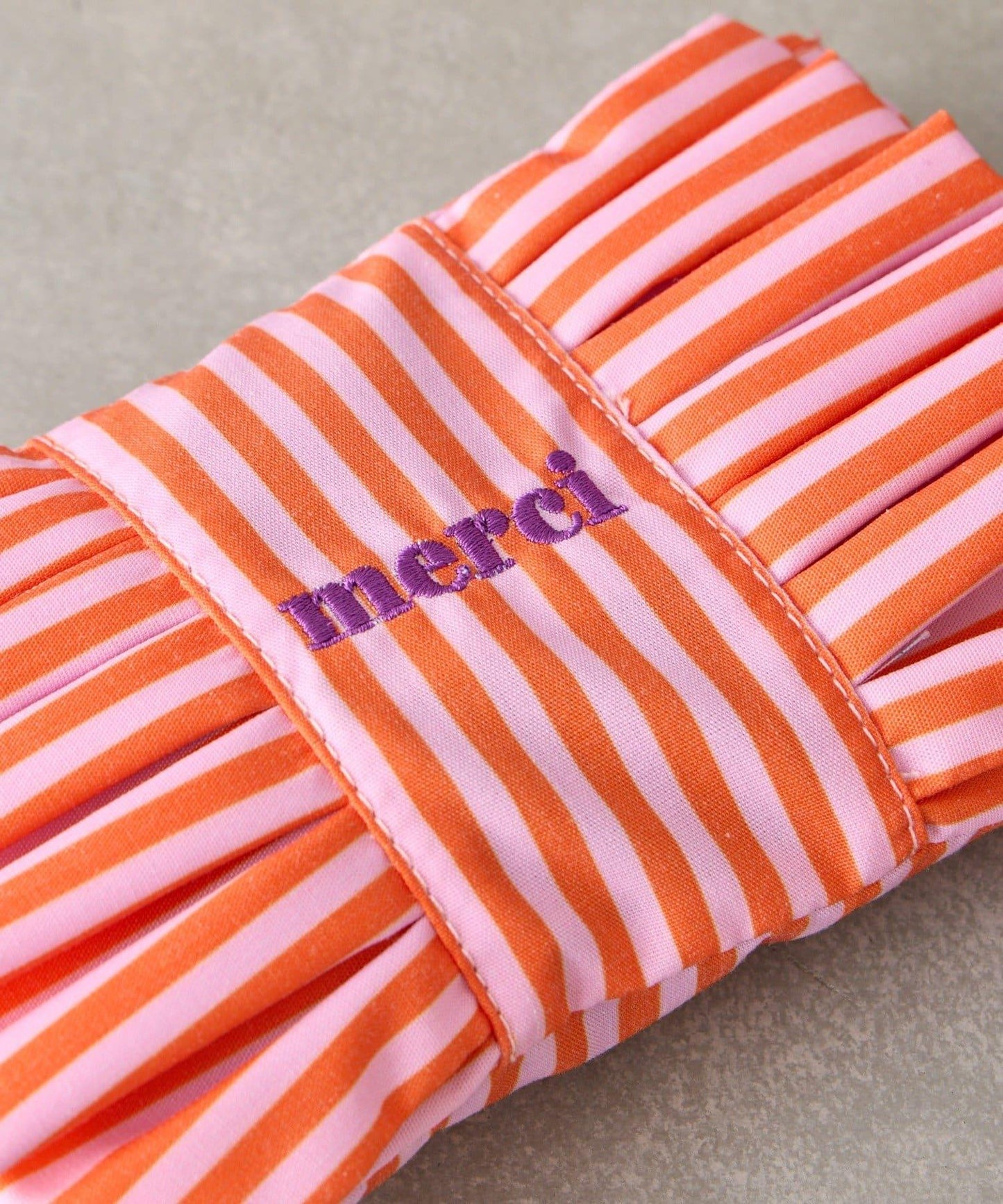 條紋棉質收納包M