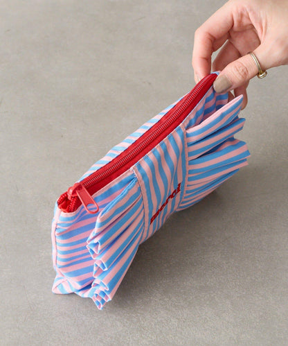 條紋棉質收納包M