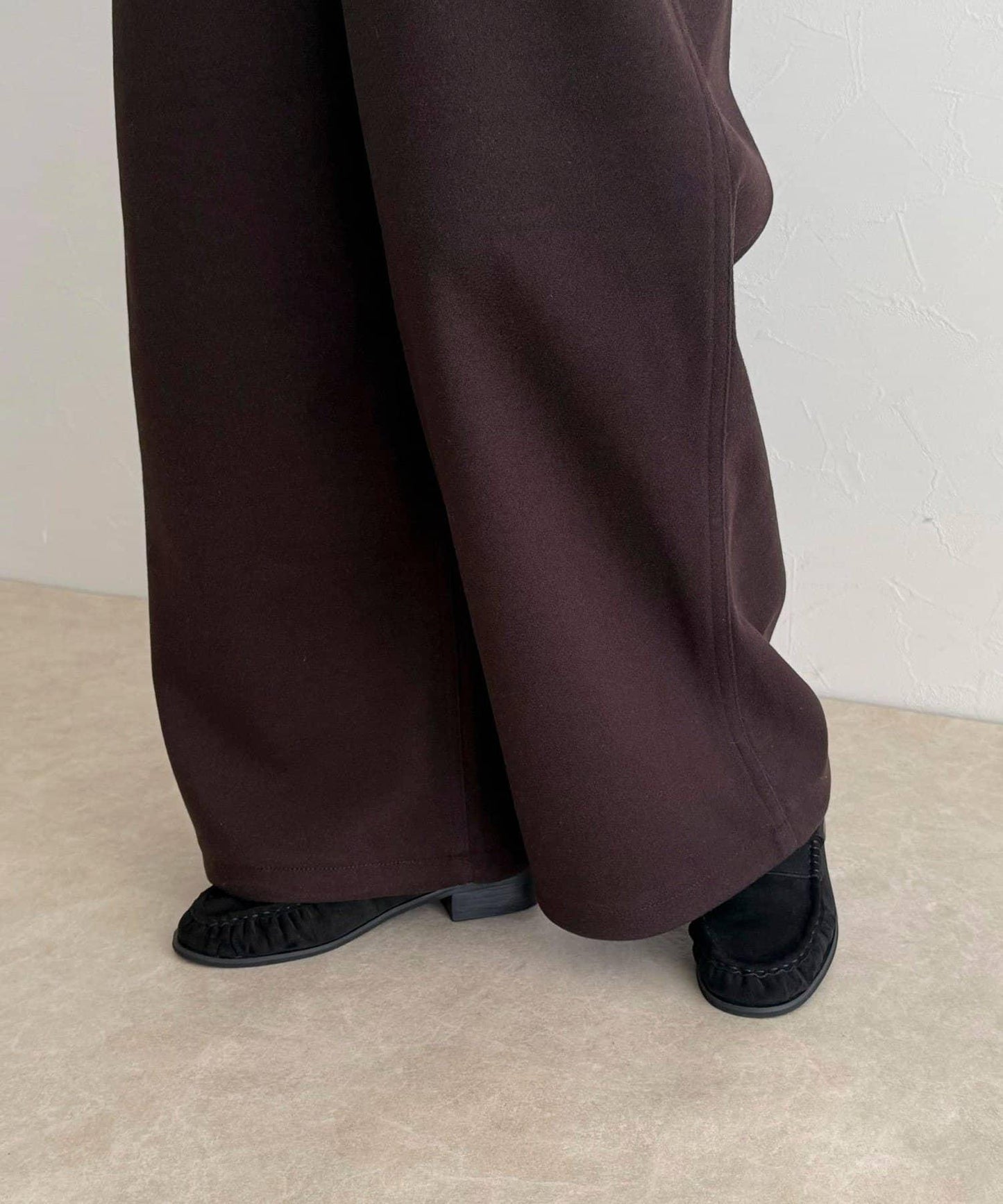 【GEVACO/ゲバコ】羊毛感休閒褲