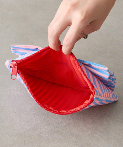 條紋棉質收納包M