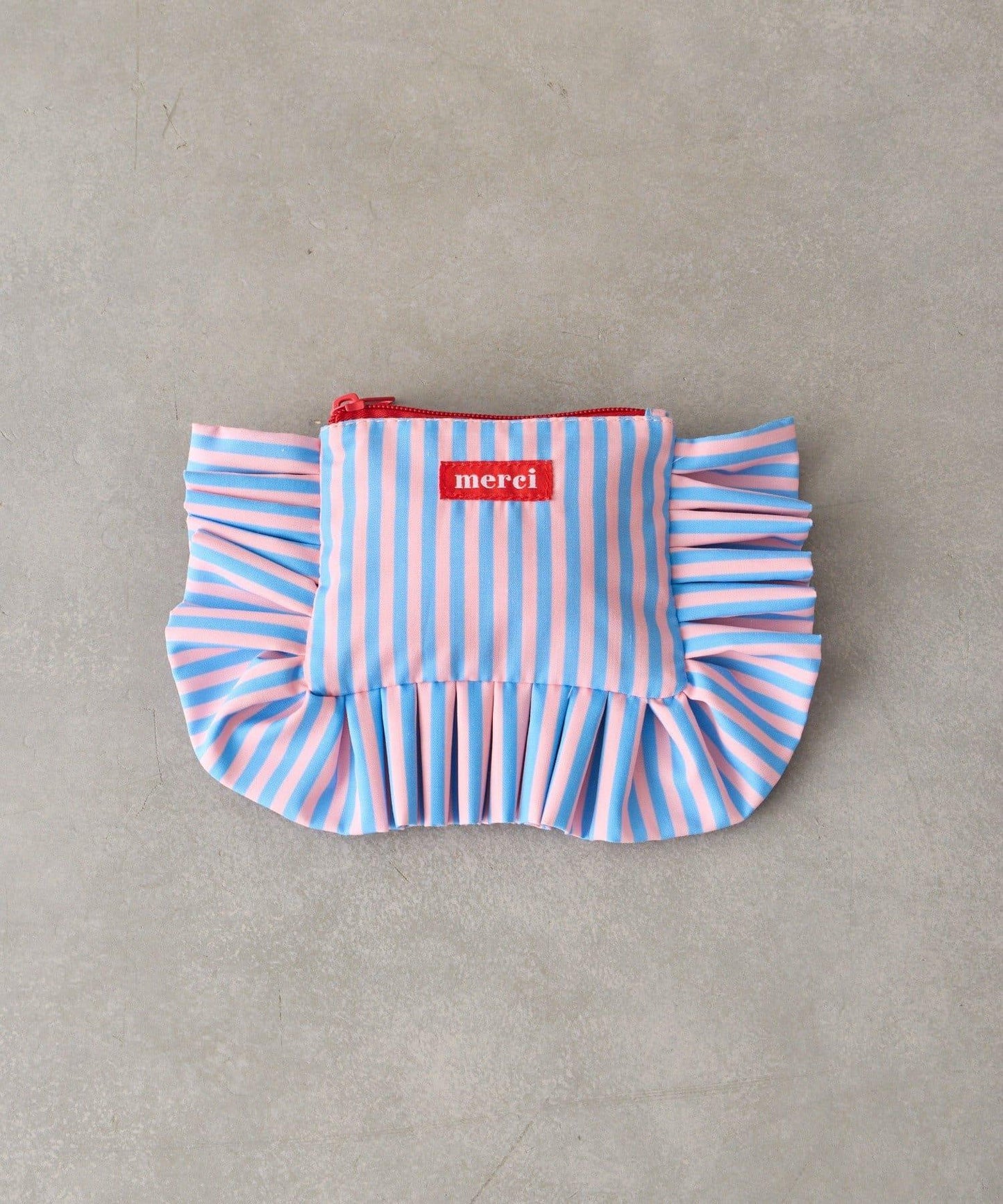 條紋棉質小號收納包