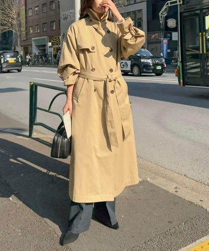 【每次即售罄的人氣單品】袖子蓬鬆設計風衣