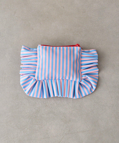 條紋棉質小號收納包