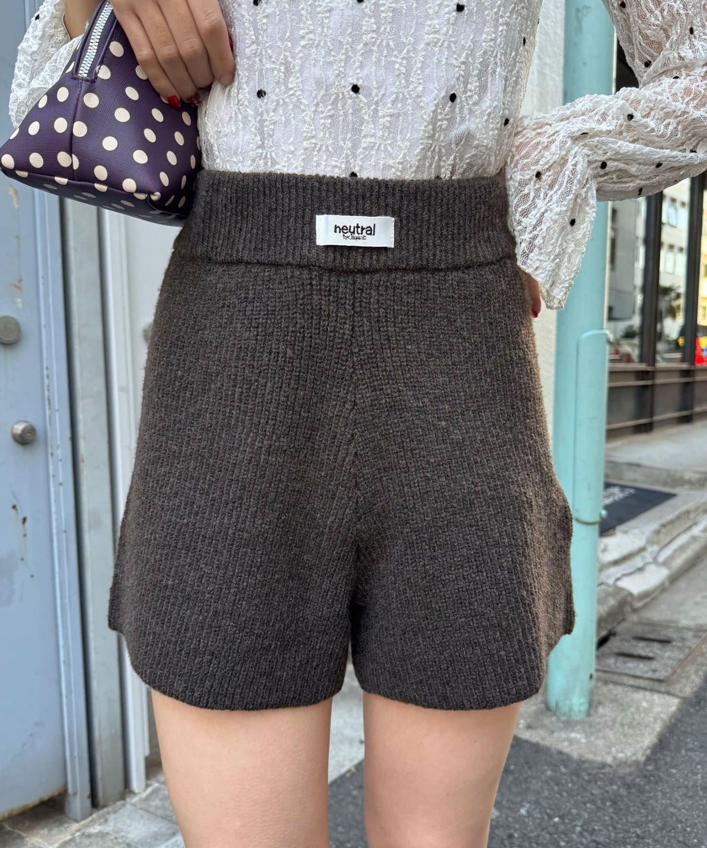 【neutral by ciaopanic】針織短褲