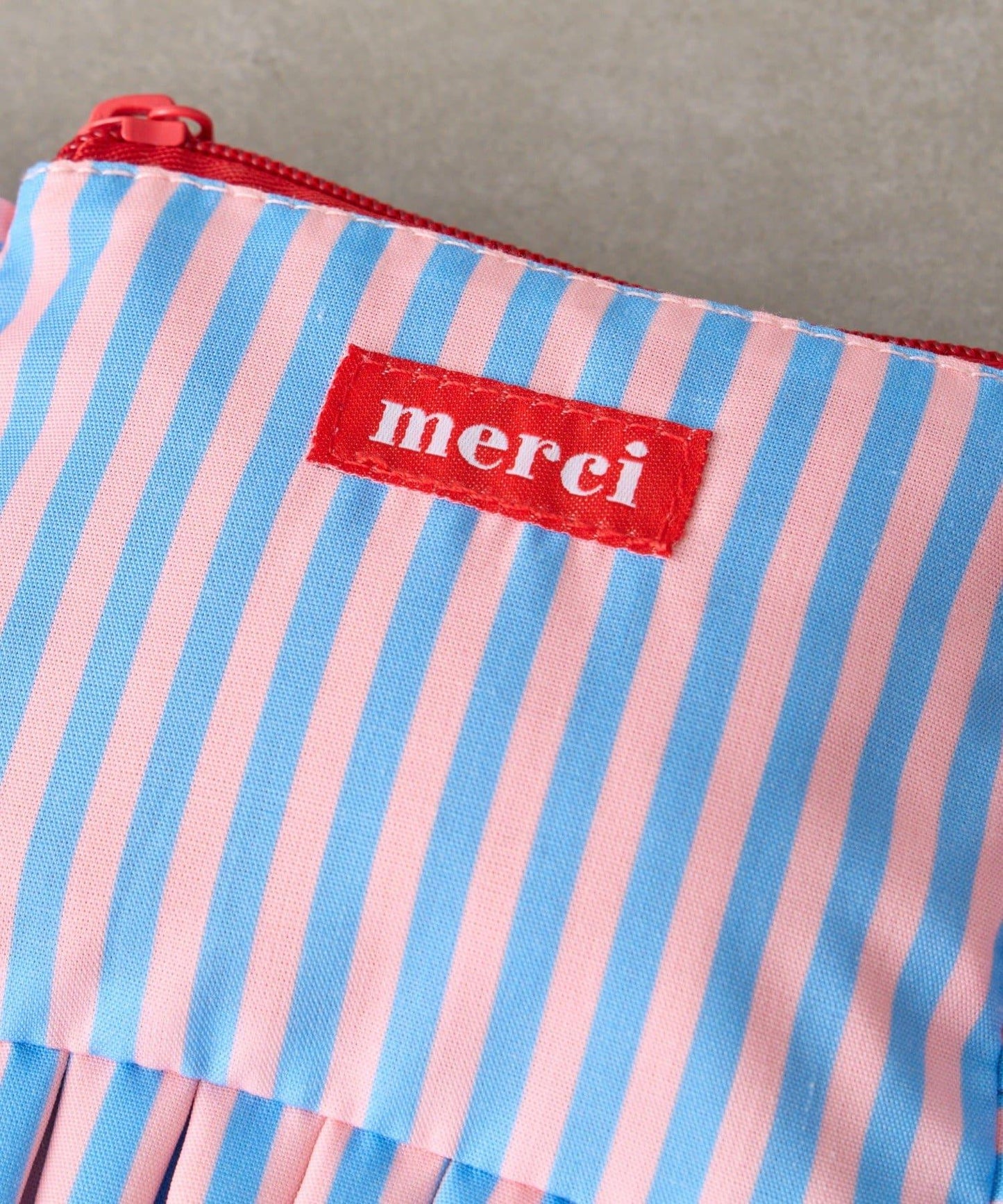 條紋棉質小號收納包