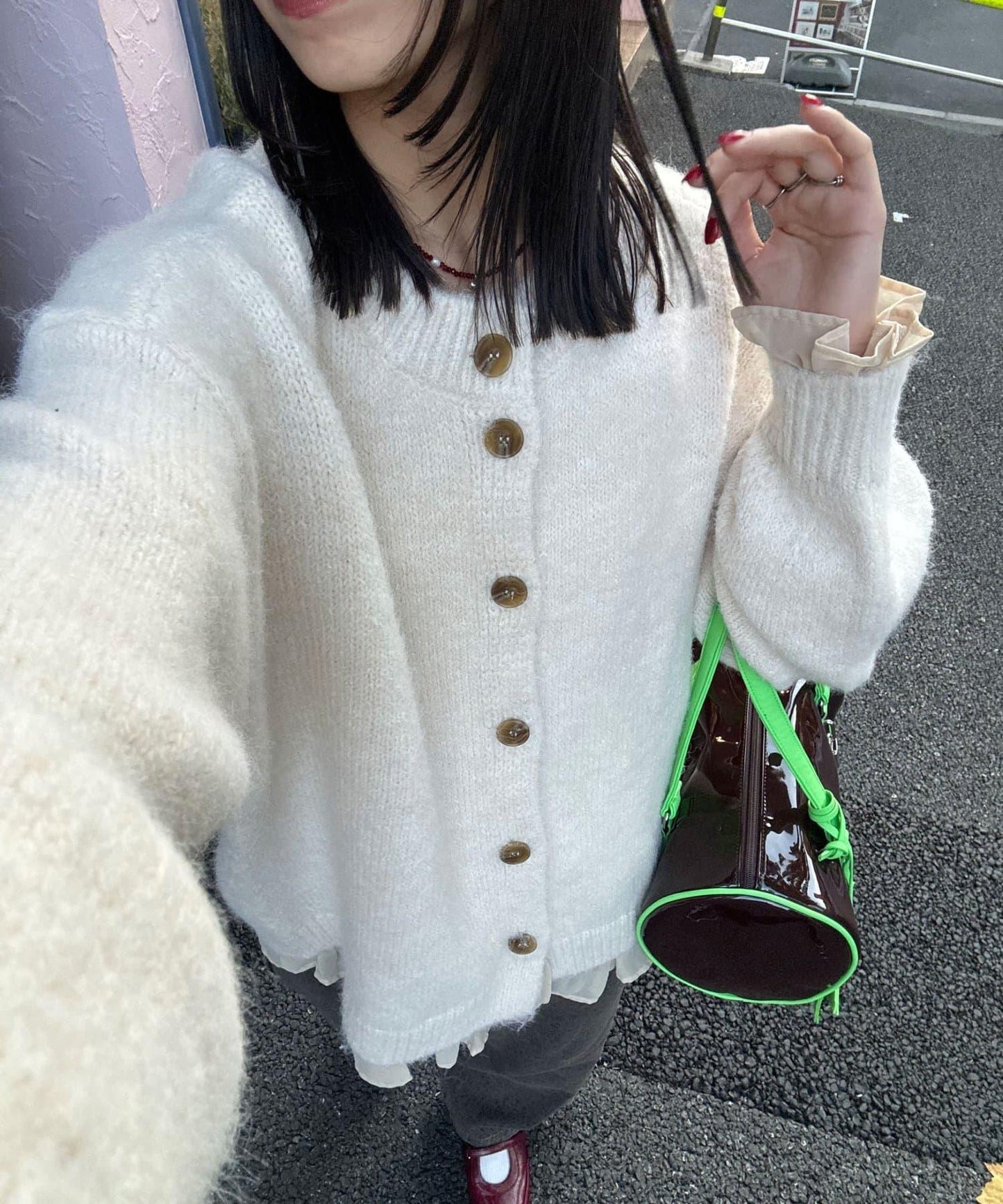 【neutral by ciaopanic】2way混紡針織套頭衫