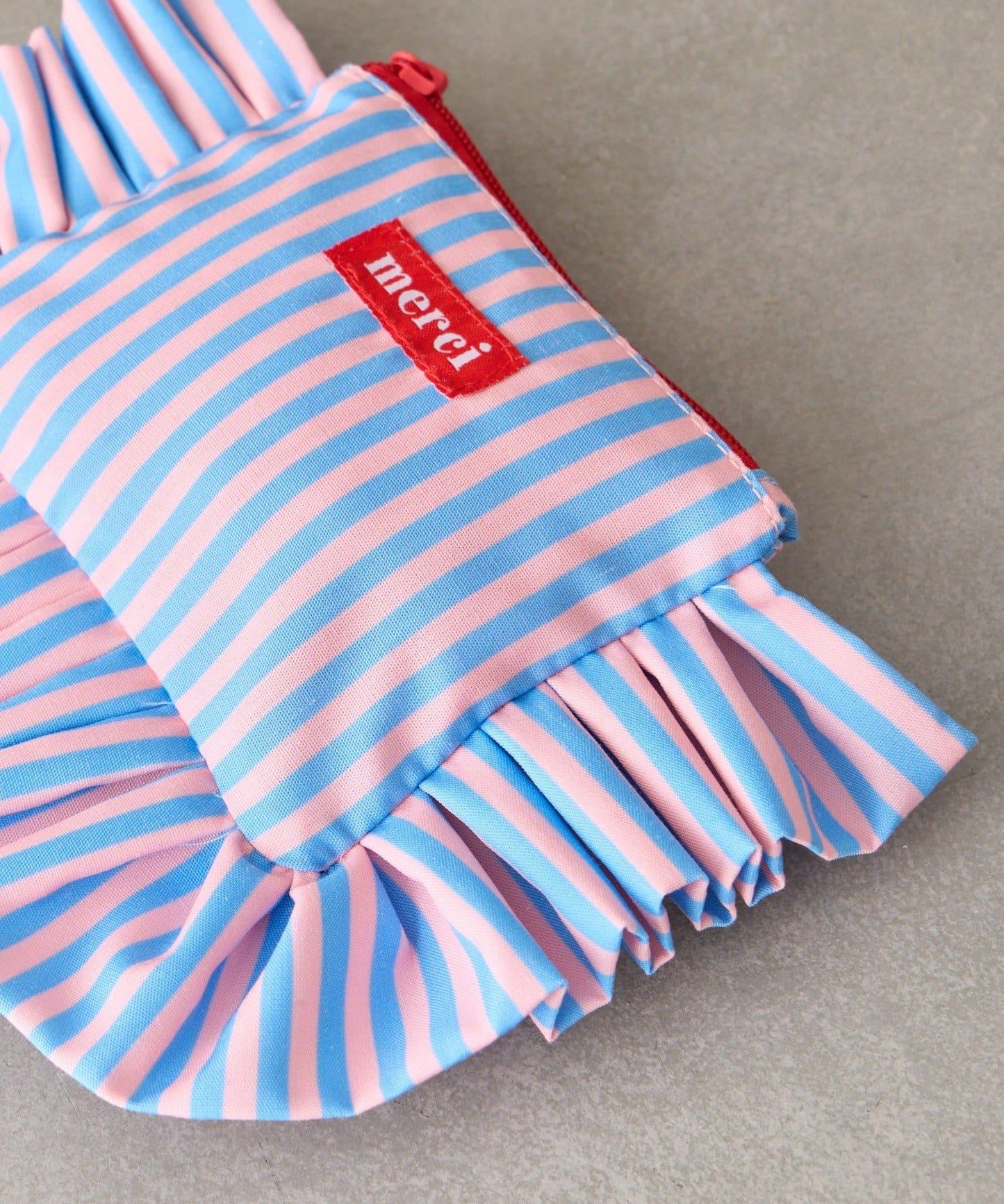 條紋棉質小號收納包