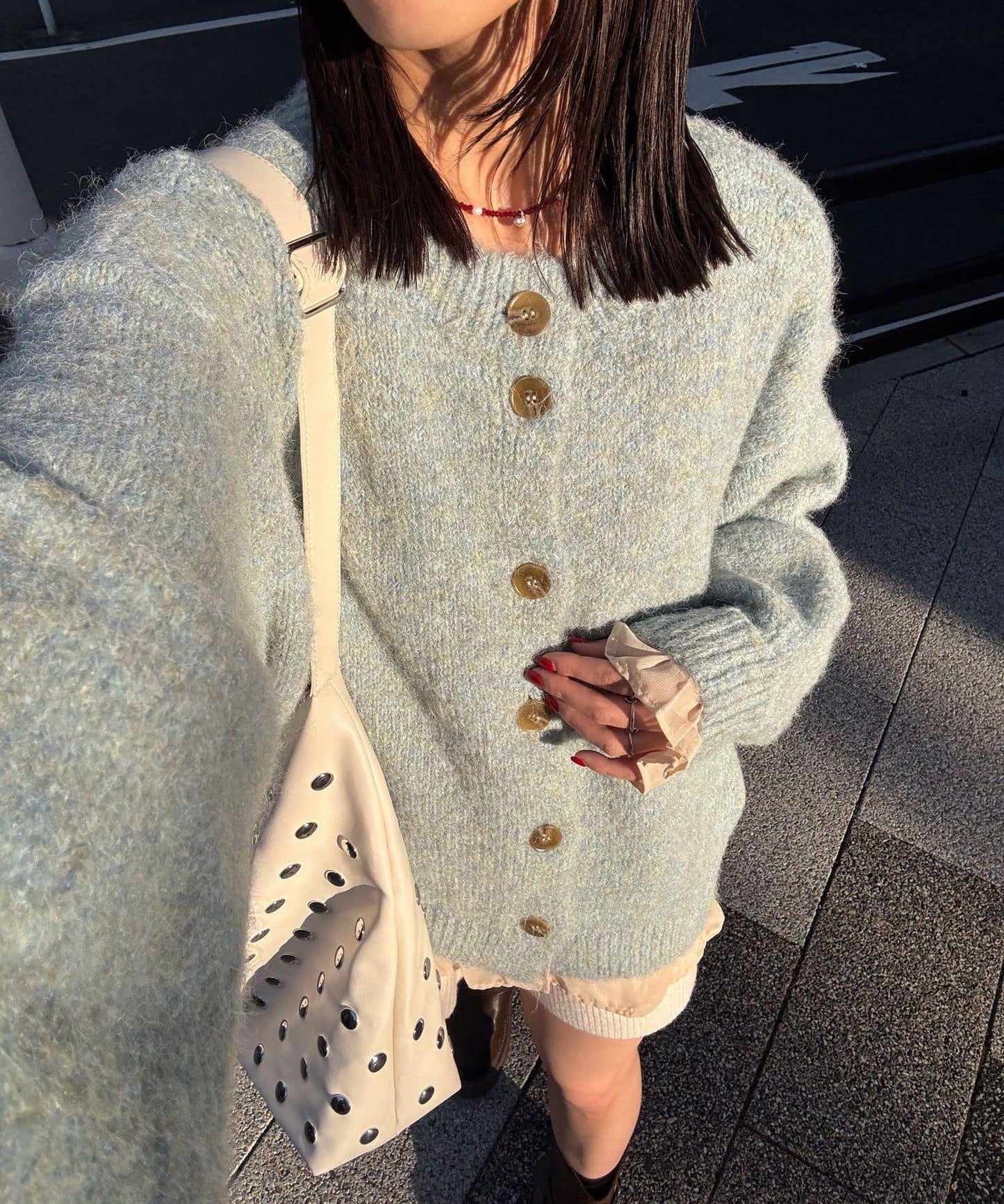 【neutral by ciaopanic】2way混紡針織套頭衫