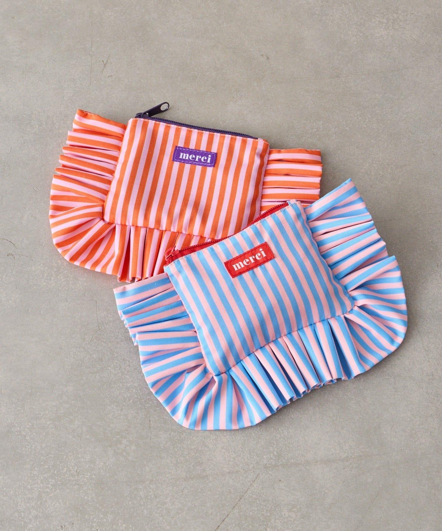 條紋棉質小號收納包