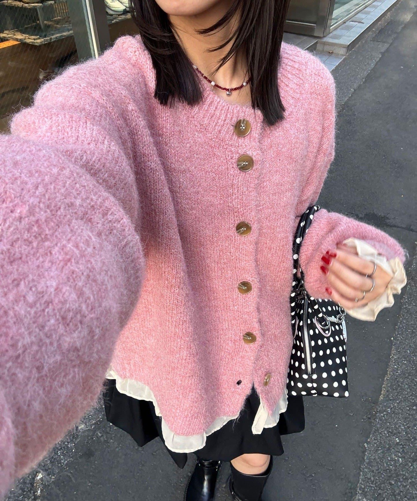 【neutral by ciaopanic】2way混紡針織套頭衫