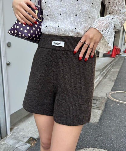 【neutral by ciaopanic】針織短褲