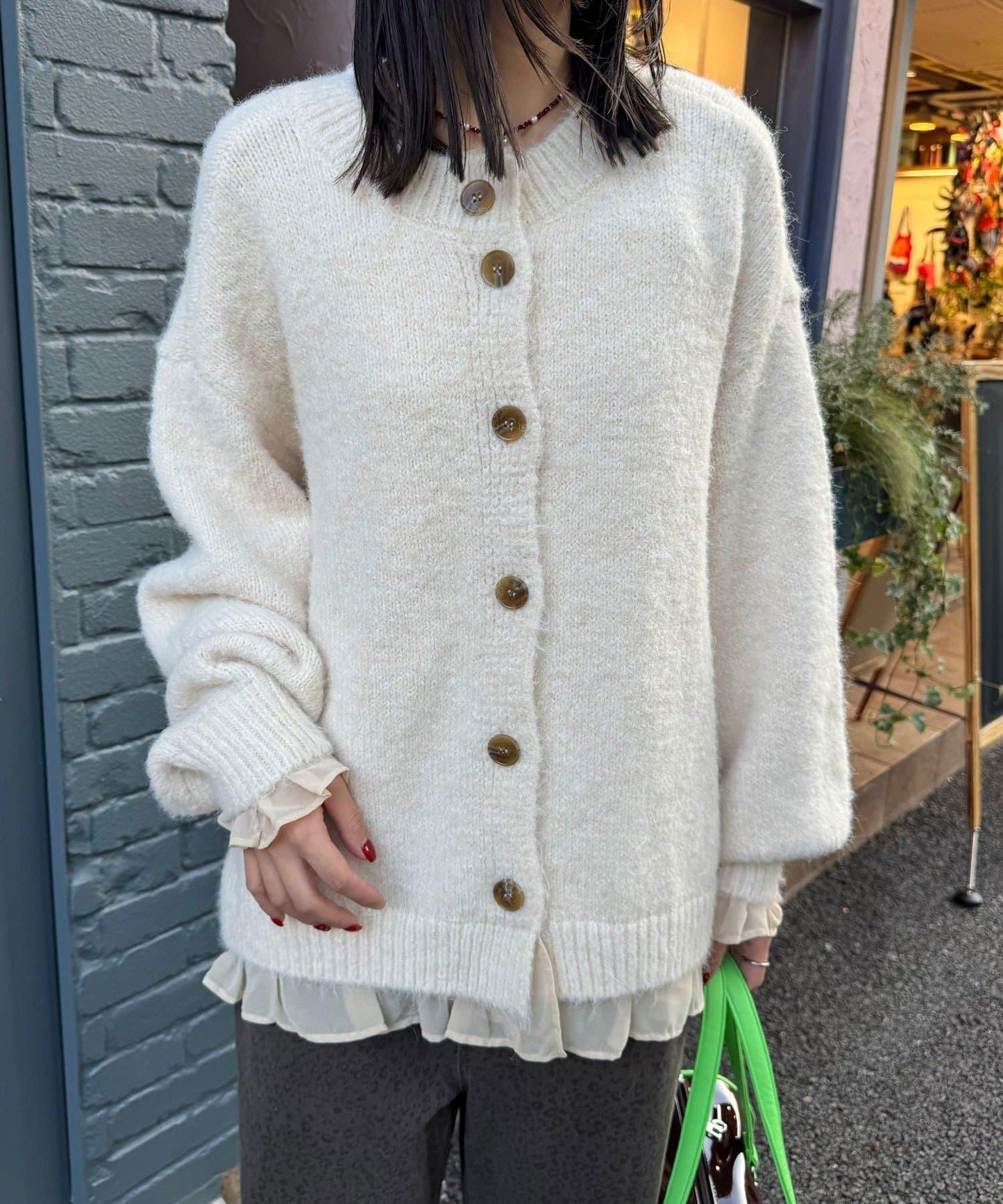 【neutral by ciaopanic】2way混紡針織套頭衫