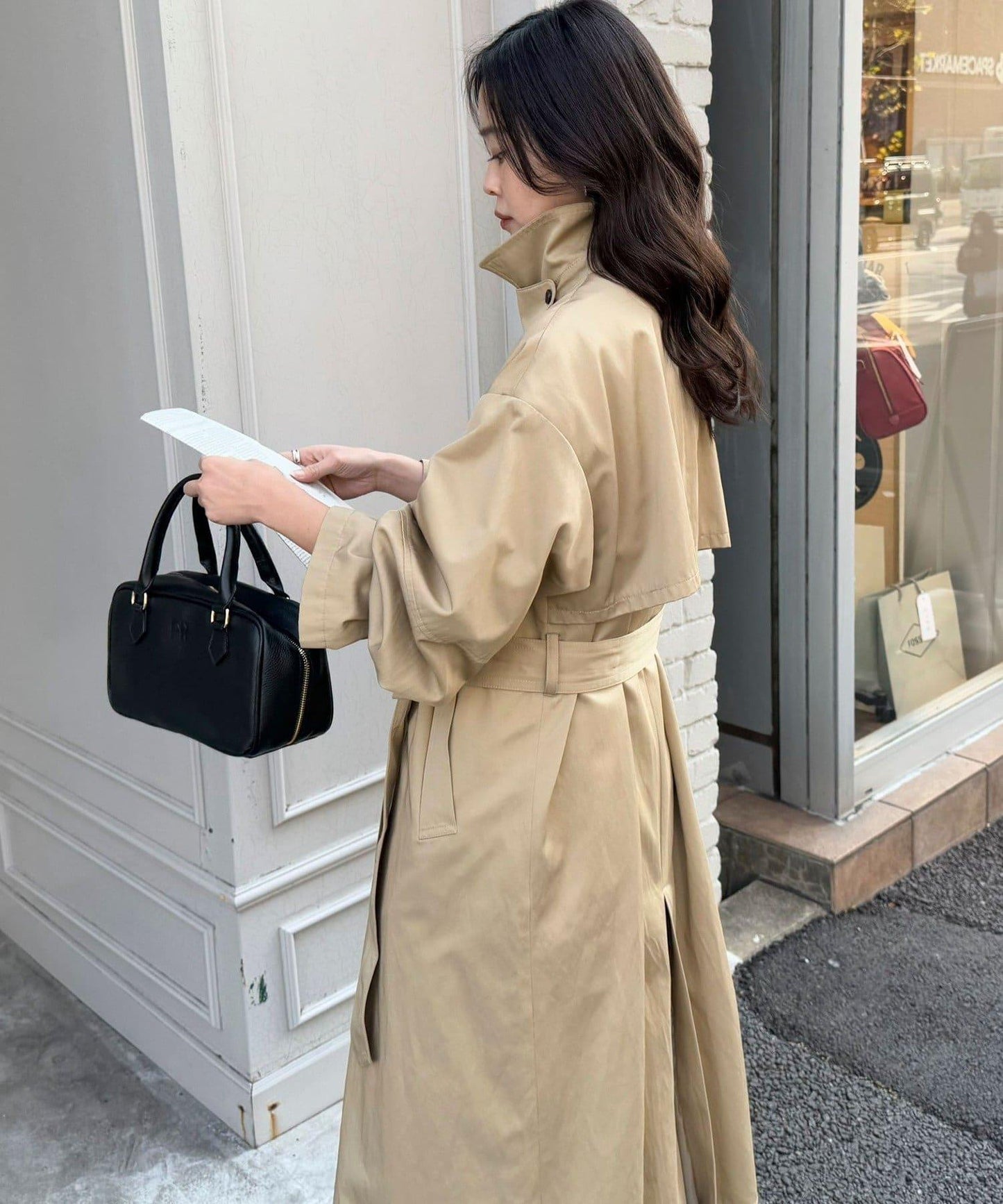 【每次即售罄的人氣單品】袖子蓬鬆設計風衣