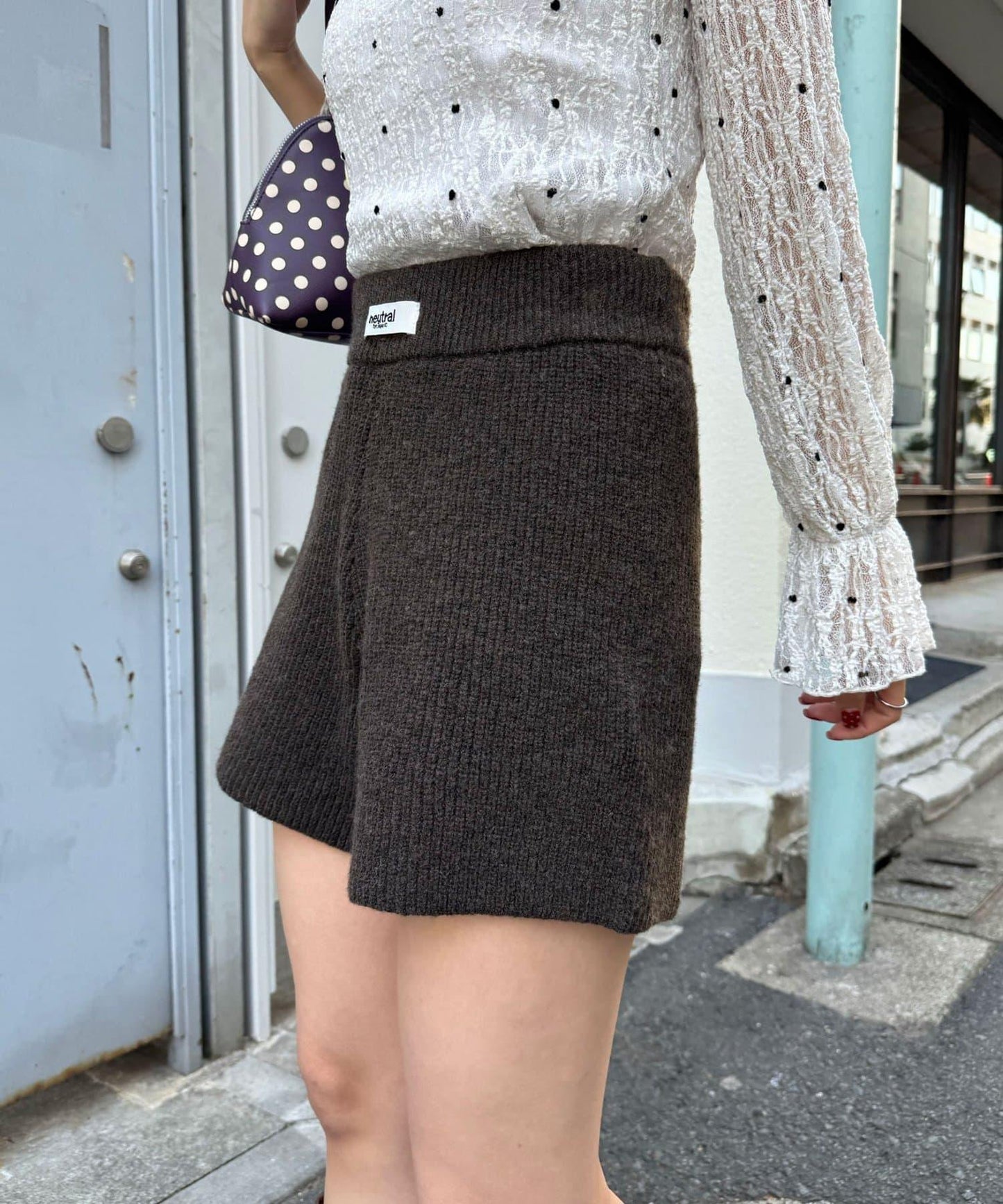 【neutral by ciaopanic】針織短褲