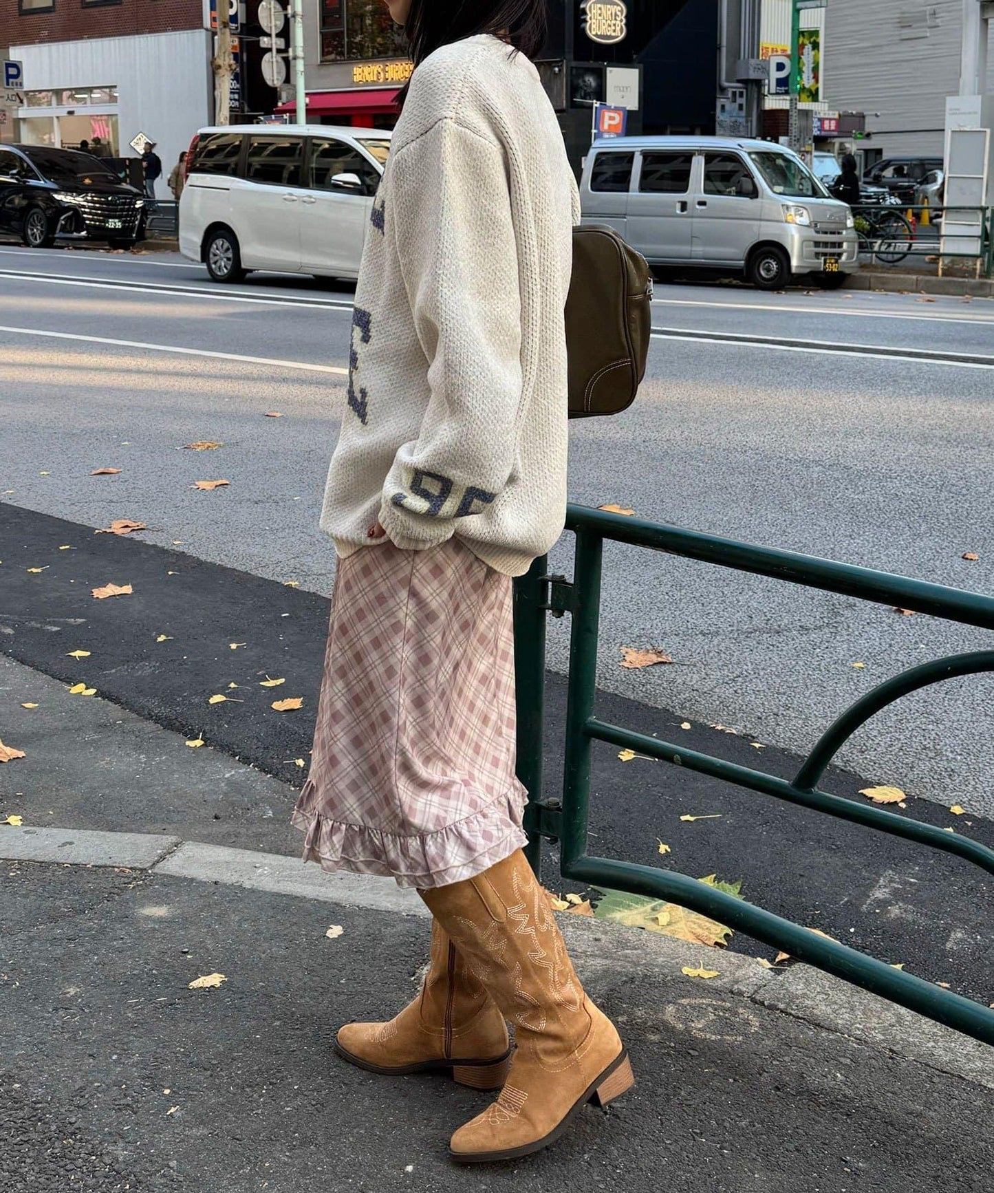 【neutral by ciaopanic】格紋喇叭裙