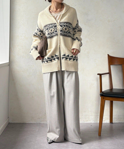 北歐風拉鍊開衫