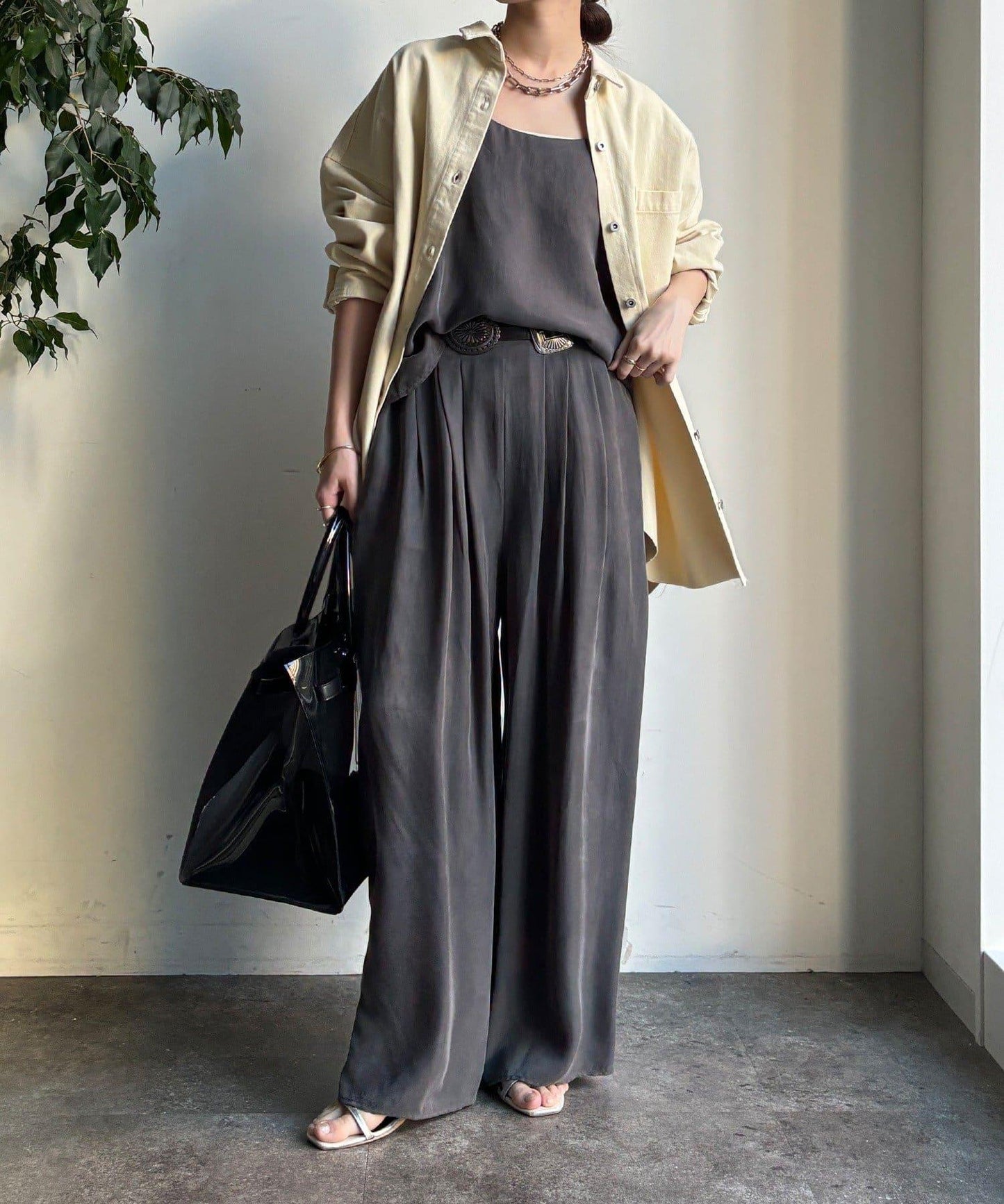 【套裝可搭配】醋酸人造絲吊帶背心