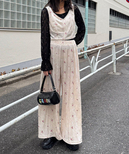 蕾絲波點套頭衫