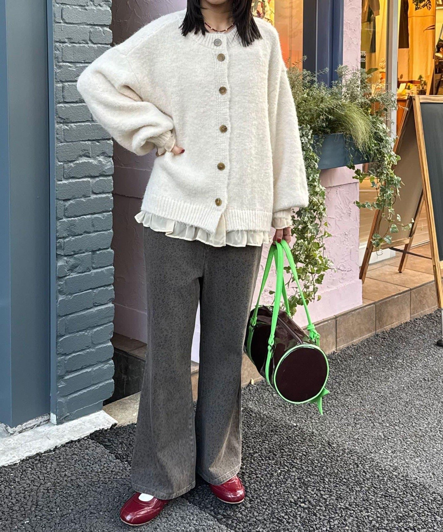 【neutral by ciaopanic】動物紋寬腿褲