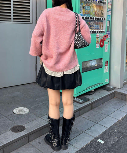 【neutral by ciaopanic】2way混紡針織套頭衫