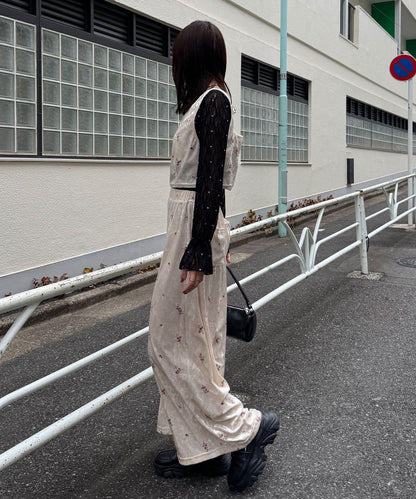 蕾絲波點套頭衫