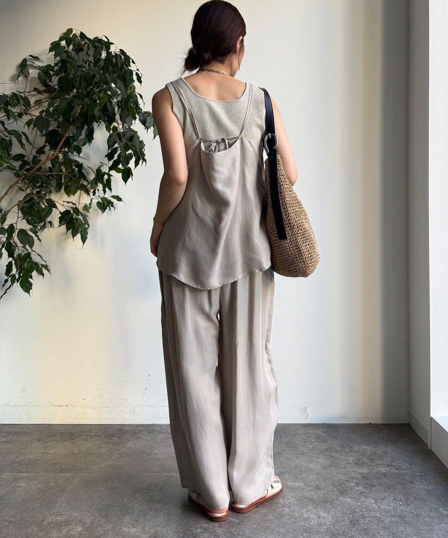 【套裝可搭配】醋酸人造絲吊帶背心