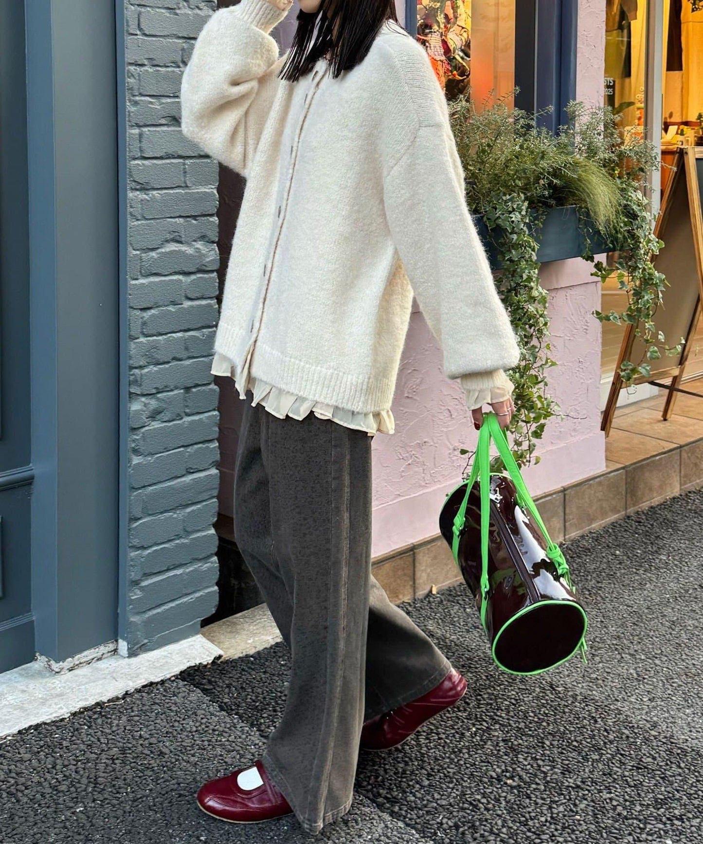 【neutral by ciaopanic】動物紋寬腿褲