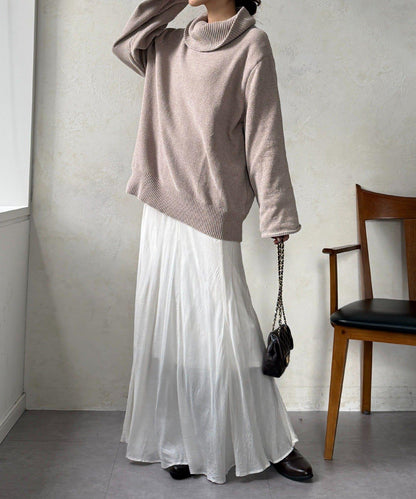 燈芯絨高領套頭衫