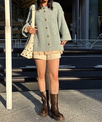 【neutral by ciaopanic】2way混紡針織套頭衫