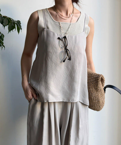 【套裝可搭配】醋酸人造絲吊帶背心