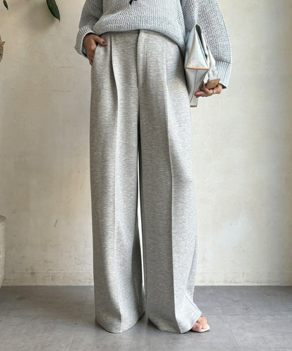 中縫壓褶西裝褲