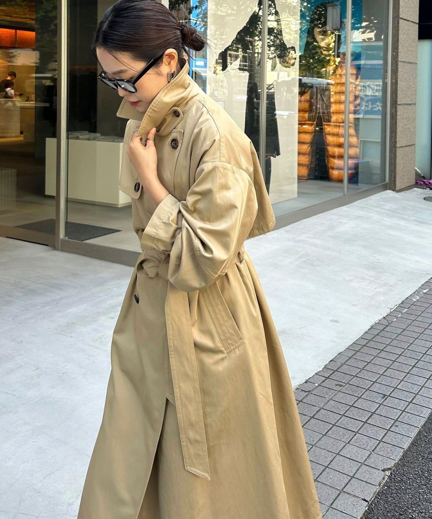 【每次即售罄的人氣單品】袖子蓬鬆設計風衣