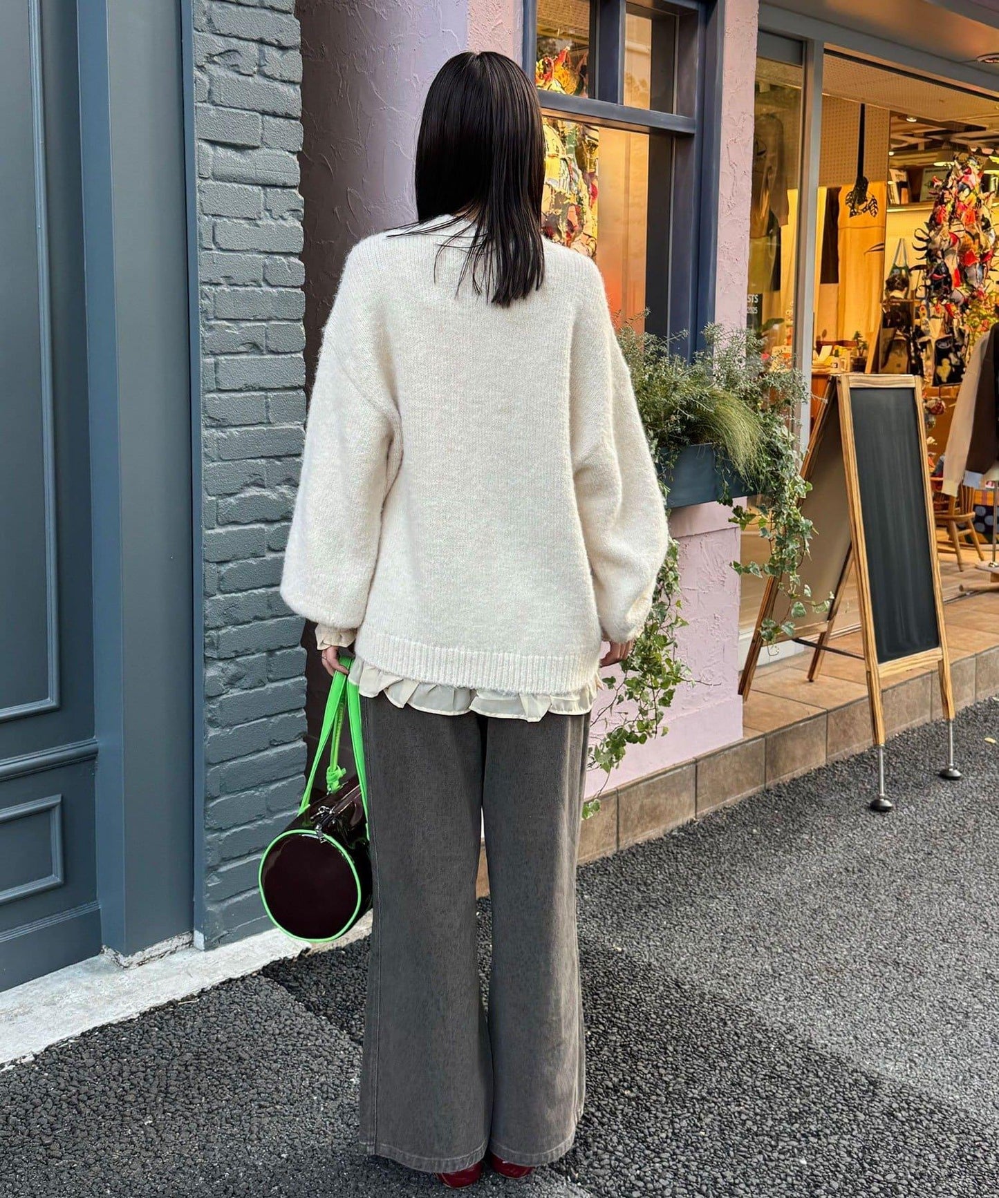 【neutral by ciaopanic】2way混紡針織套頭衫