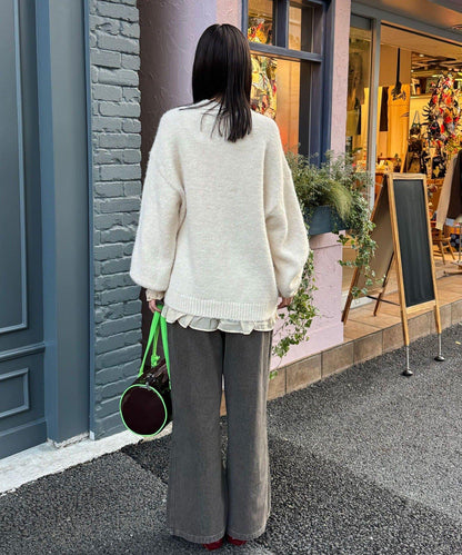 【neutral by ciaopanic】2way混紡針織套頭衫