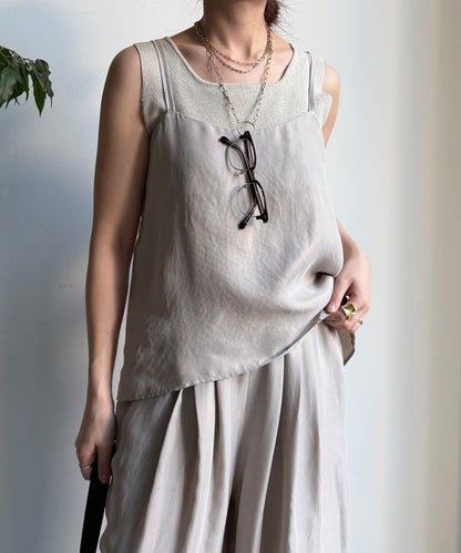 【套裝可搭配】醋酸人造絲吊帶背心