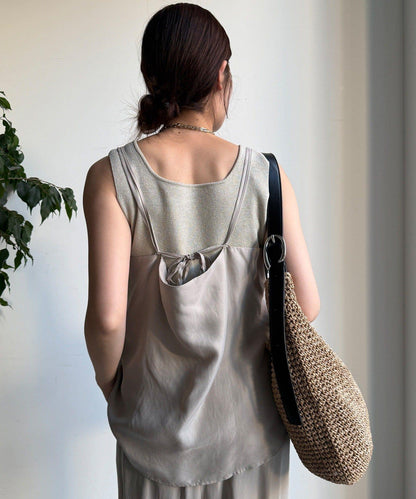 【套裝可搭配】醋酸人造絲吊帶背心